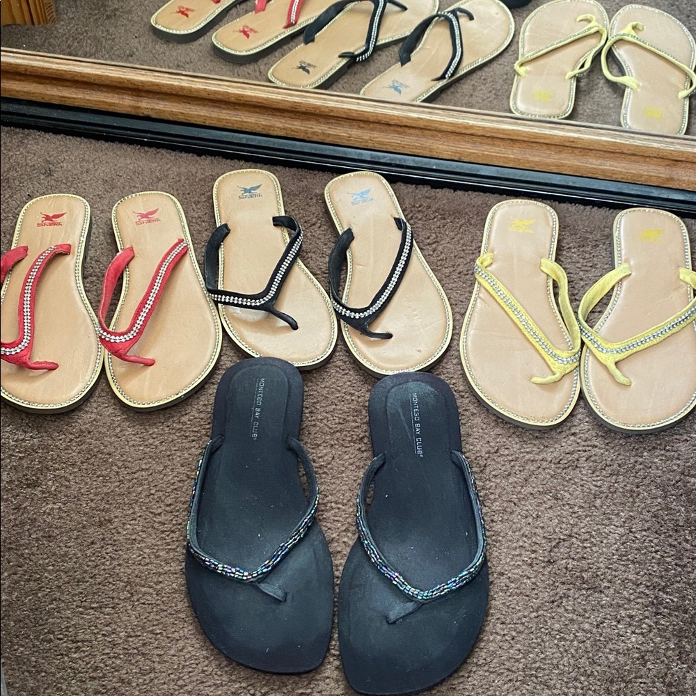 Stylish Black Flip Flops